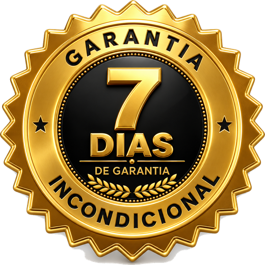 Selo de garantia incondicional de 7 dias